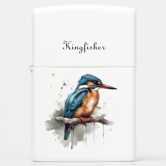 Serenity of the Kingfisher Zippo Lighter (Front)