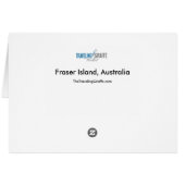 Serenity off Fraser Island Cards (Back Horizontal)