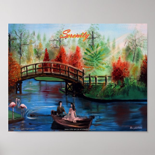 SERENITY Oil Painting Poster (Front)