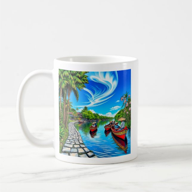 Serenity on the Water Coffee Mug (Left)