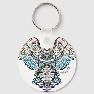 Serenity Owl Keychain