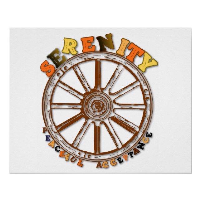 Serenity - Peaceful Acceptance Poster (Front)
