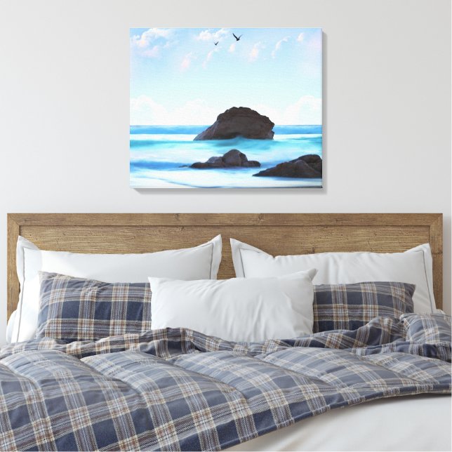 Serenity...peaceful and beautiful canvas print (Insitu(Bedroom))