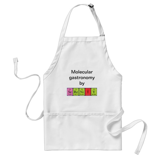 Serenity periodic table name apron (Front)
