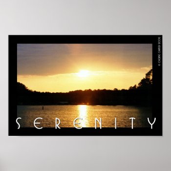 Serenity Poster by AeonMX at Zazzle