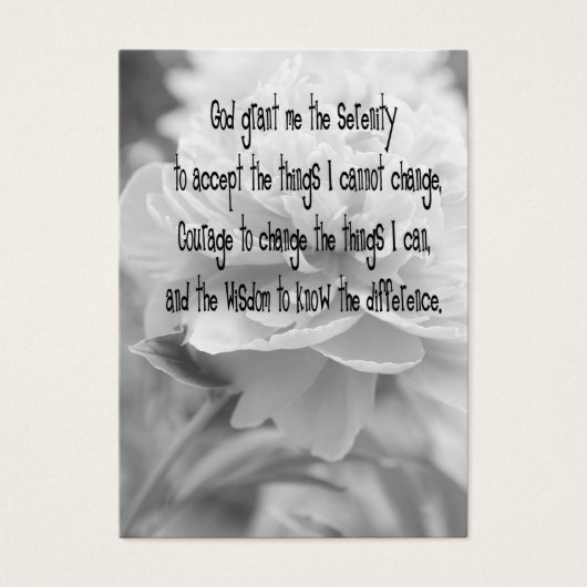 Serenity Prayer (Front)