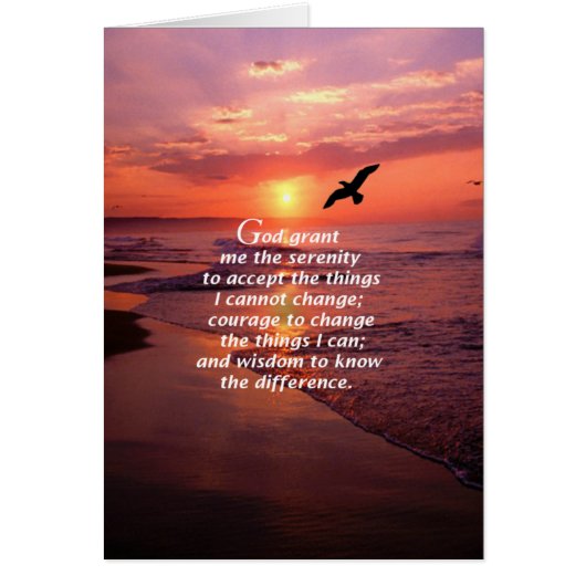 Serenity Prayer 3 Cards (Front)