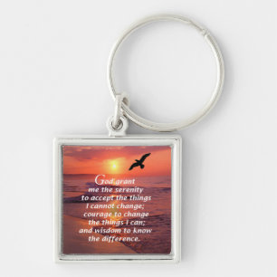 Serenity Prayer 3 Keychain