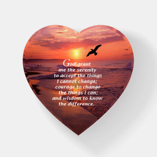 Serenity Prayer 3 Paperweight