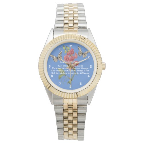 Serenity Prayer And Butterfly Watch