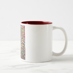 Serenity Prayer Angel (Spanish Text) Two-Tone Coffee Mug