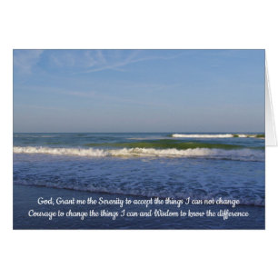 Serenity Prayer Beachscape Cards