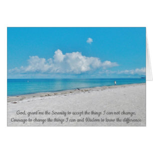 Serenity Prayer Beachscape Cards
