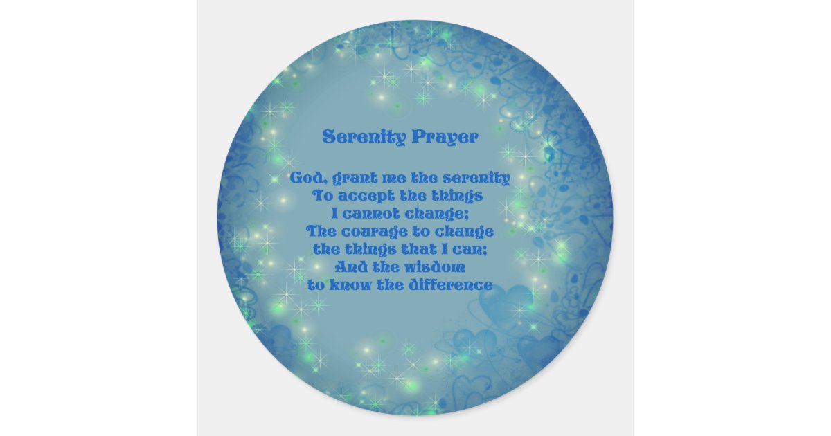 the serenity prayer stickers