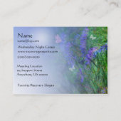 Serenity Prayer Butterflies & Vetch Business Card (Back)