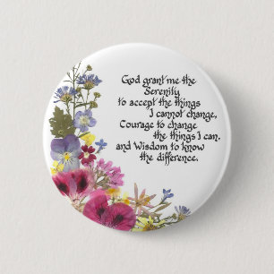Serenity Prayer Button