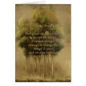 Serenity Prayer Card (Front)