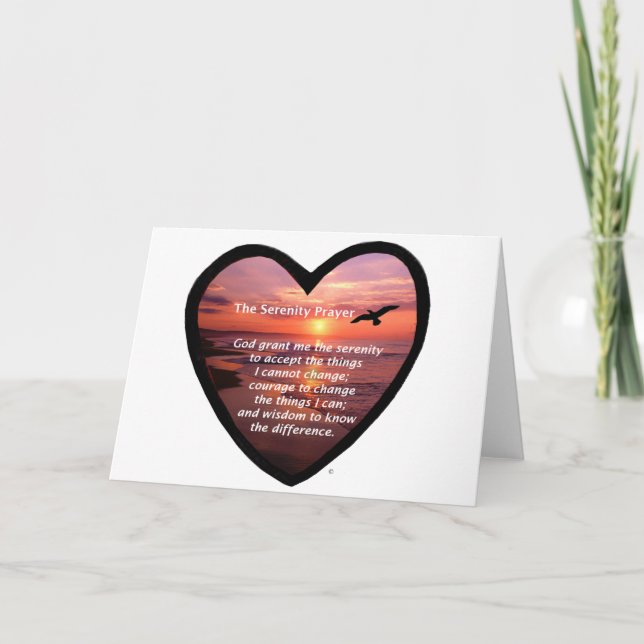 Serenity Prayer Card (Front)