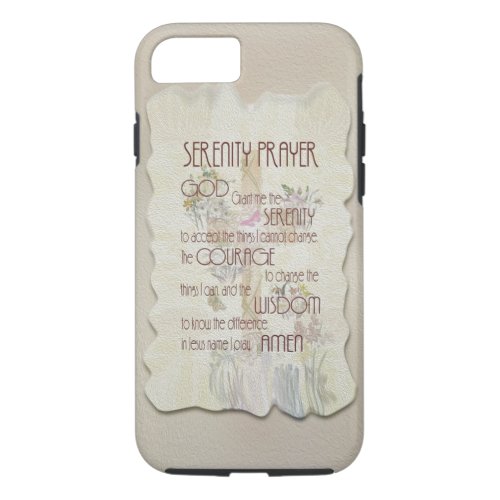 Serenity Prayer iPhone 87 Case