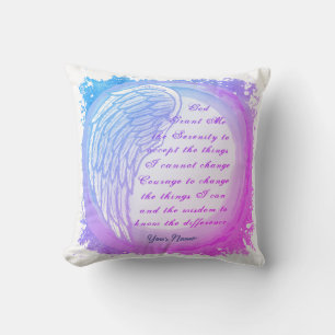 Serenity Prayer Christian Throw Pillow