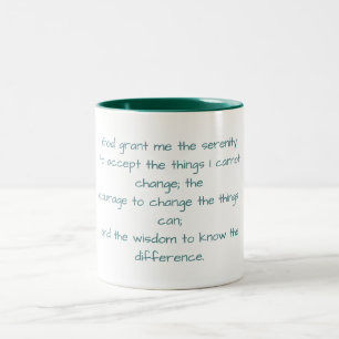 Serenity Prayer Coffee Mug