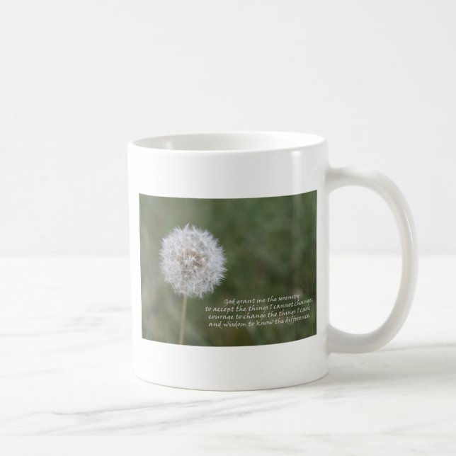 Serenity Prayer Coffee Mug (Right)