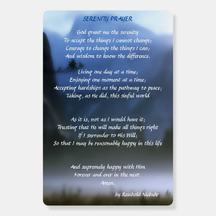 Serenity Prayer Foam Board