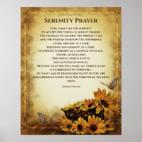 full serenity prayer poster