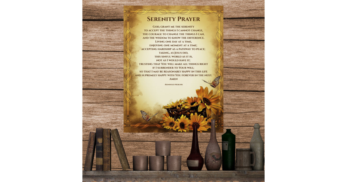 full serenity prayer printable