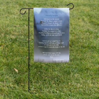 Serenity Prayer Garden Flag
