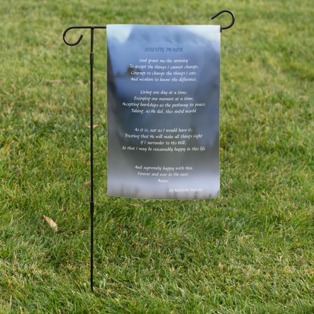 Serenity Prayer Garden Flag (In SItu)