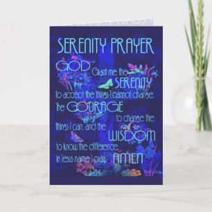 Serenity Prayer Graphic Arts Card