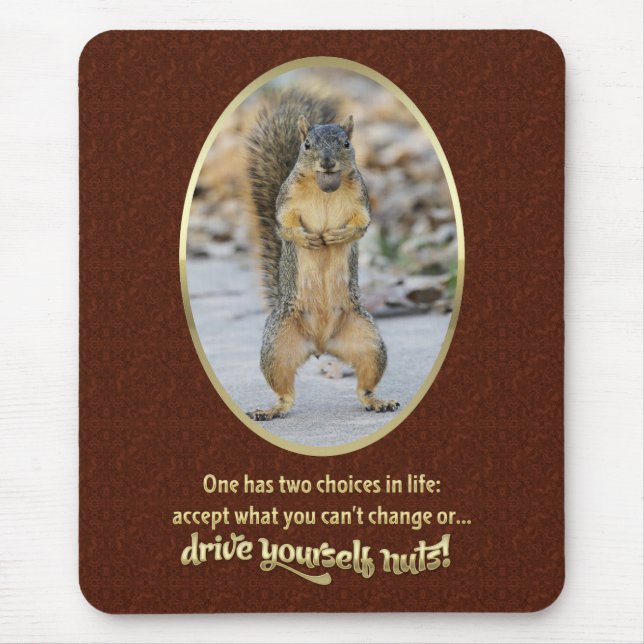 Serenity Prayer in a Nutshell Mouse Pad (Front)