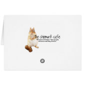 Serenity Prayer in German with Tulips Card (Back Horizontal)