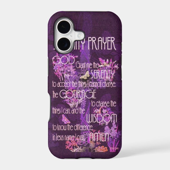 Serenity Prayer Iphone Case (Back)