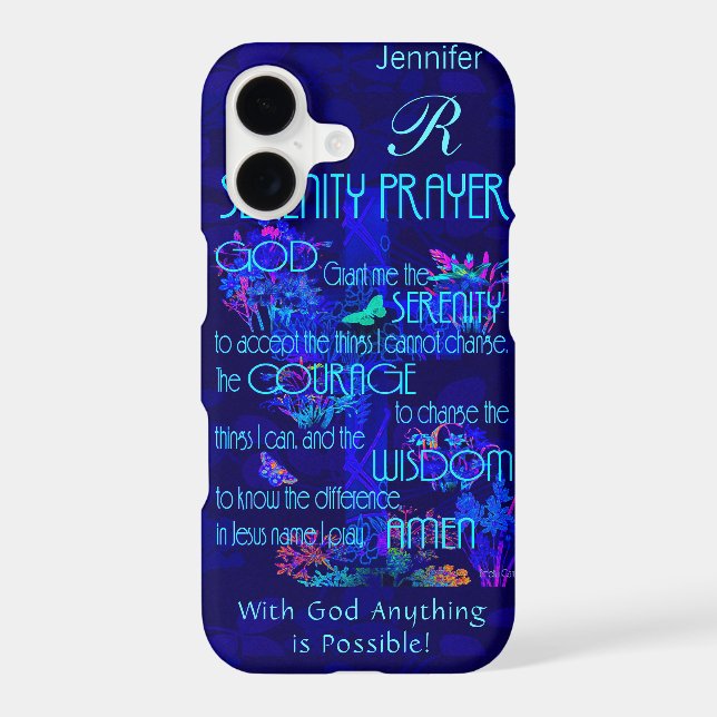 Serenity Prayer Iphone Case (Back)
