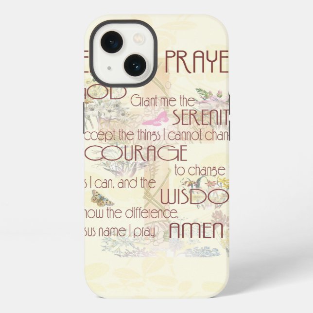Serenity Prayer Iphone Case (Back)