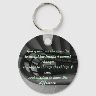 Serenity Prayer Keychain