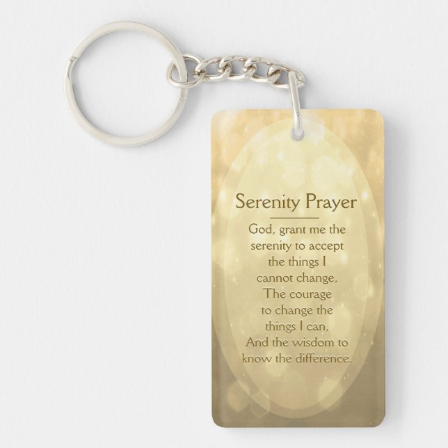 Serenity Prayer Keychain (Front)