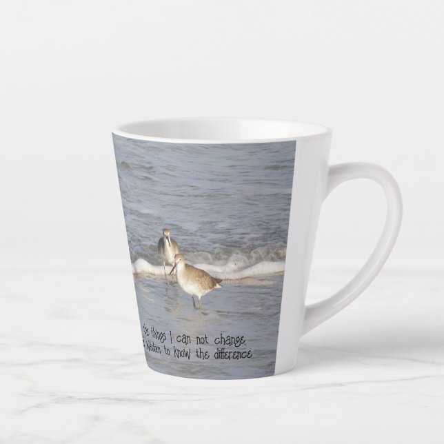 Serenity Prayer Latte Mug (Right)