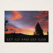 Serenity Prayer & Let Go and Let God Card (Back)