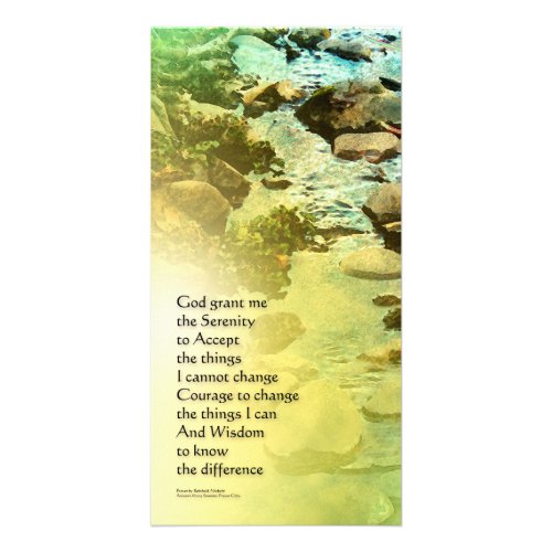 Serenity Prayer Little Creek Card