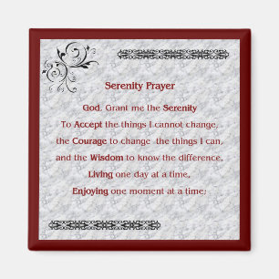 Serenity Prayer Magnet