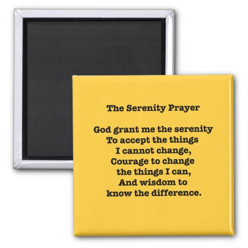 Serenity Prayer Magnet