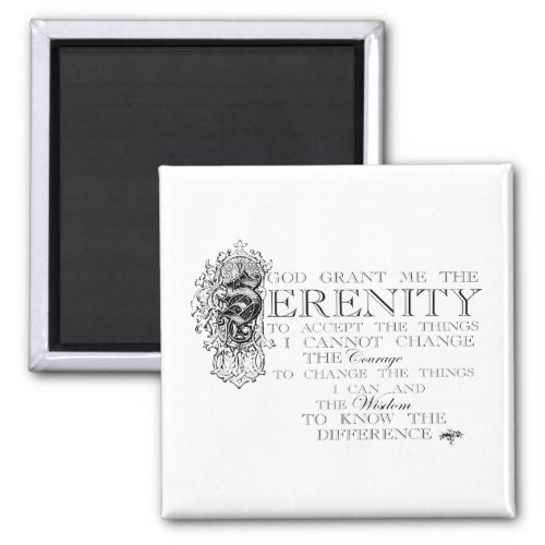 Serenity Prayer Magnet