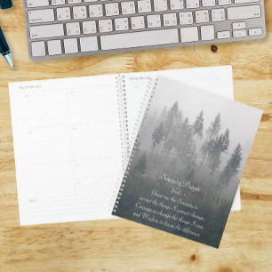 Serenity Prayer Misty Forest Planner