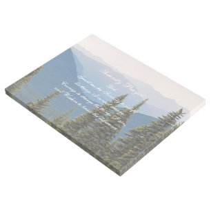 Serenity Prayer Misty Mountains Landscape Gallery Wrap