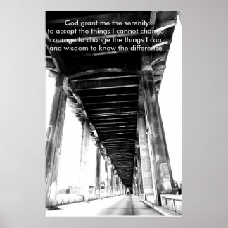 Serenity prayer Motivational Poster
