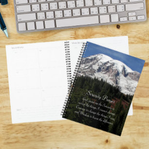 Serenity Prayer Mount Rainier Landscape Planner