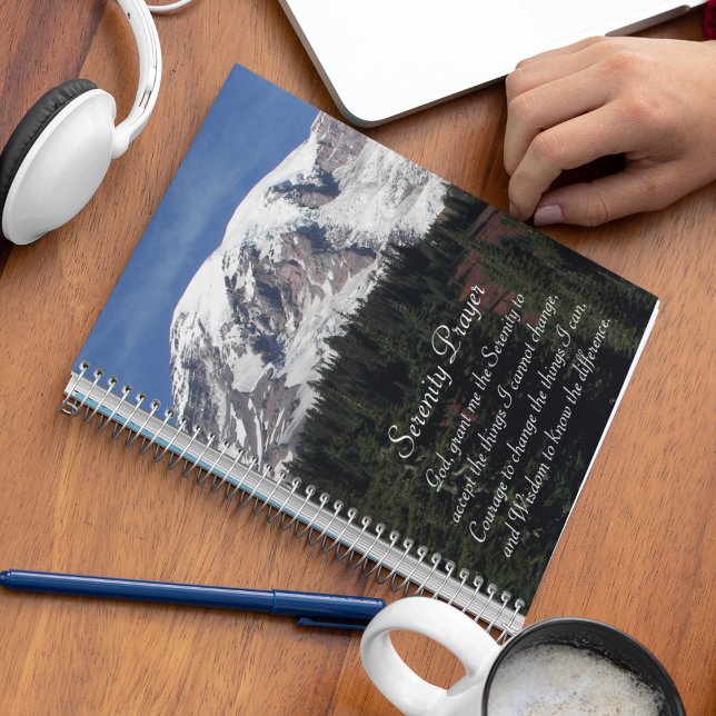 Serenity Prayer Mount Rainier Landscape Planner (In Situ)